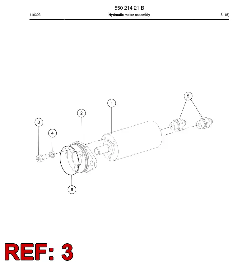 55021403a 550 214 03a Hexagon socket head screw - Sandvik Technical Drawing