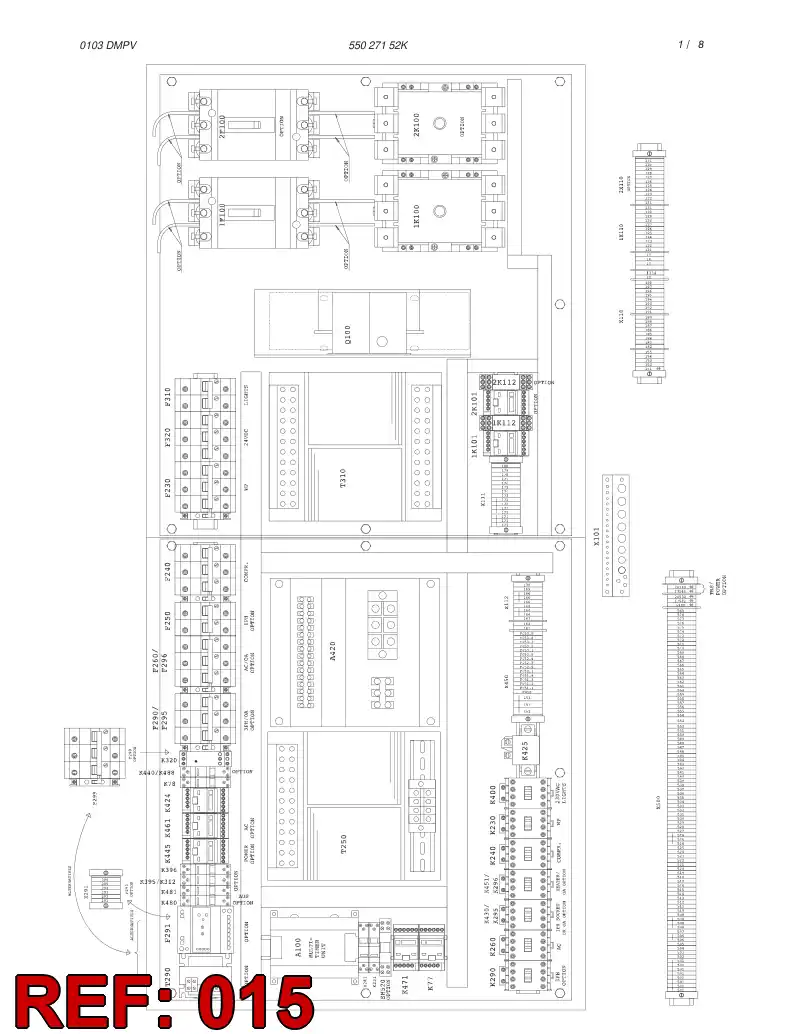55021574 550 215 74 WIRING INSTRUCTION - Sandvik Technical Drawing