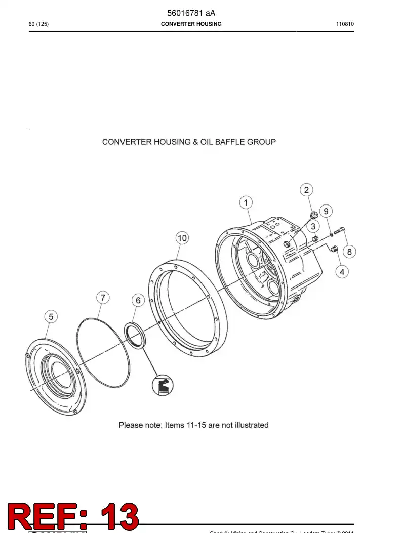 55021653 550 216 53 O-ring - Sandvik Technical Drawing