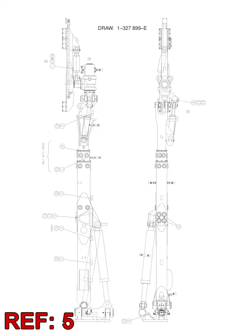 55021658 550 216 58 COVER PLATE - Sandvik Technical Drawing