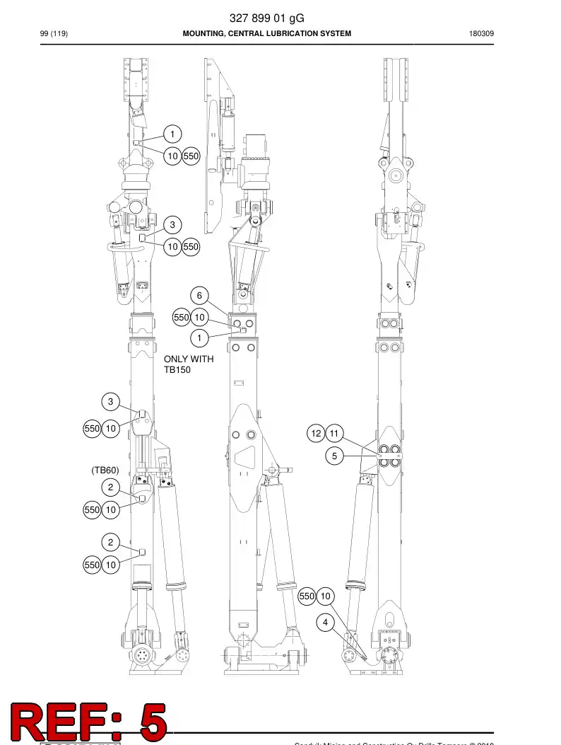 55021658a 550 216 58a Plate, Cover - Sandvik Technical Drawing