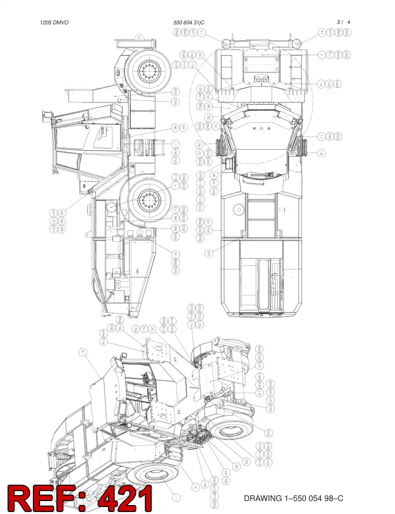 55021686 550 216 86 VALVE ASSEMBLY - Sandvik Technical Drawing