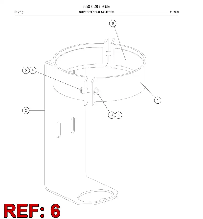 550 217 16 FITA DO AMORTECEDOR - drawing