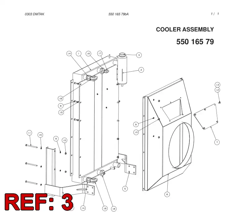 55021739 550 217 39 FILLING CAP - Sandvik Technical Drawing