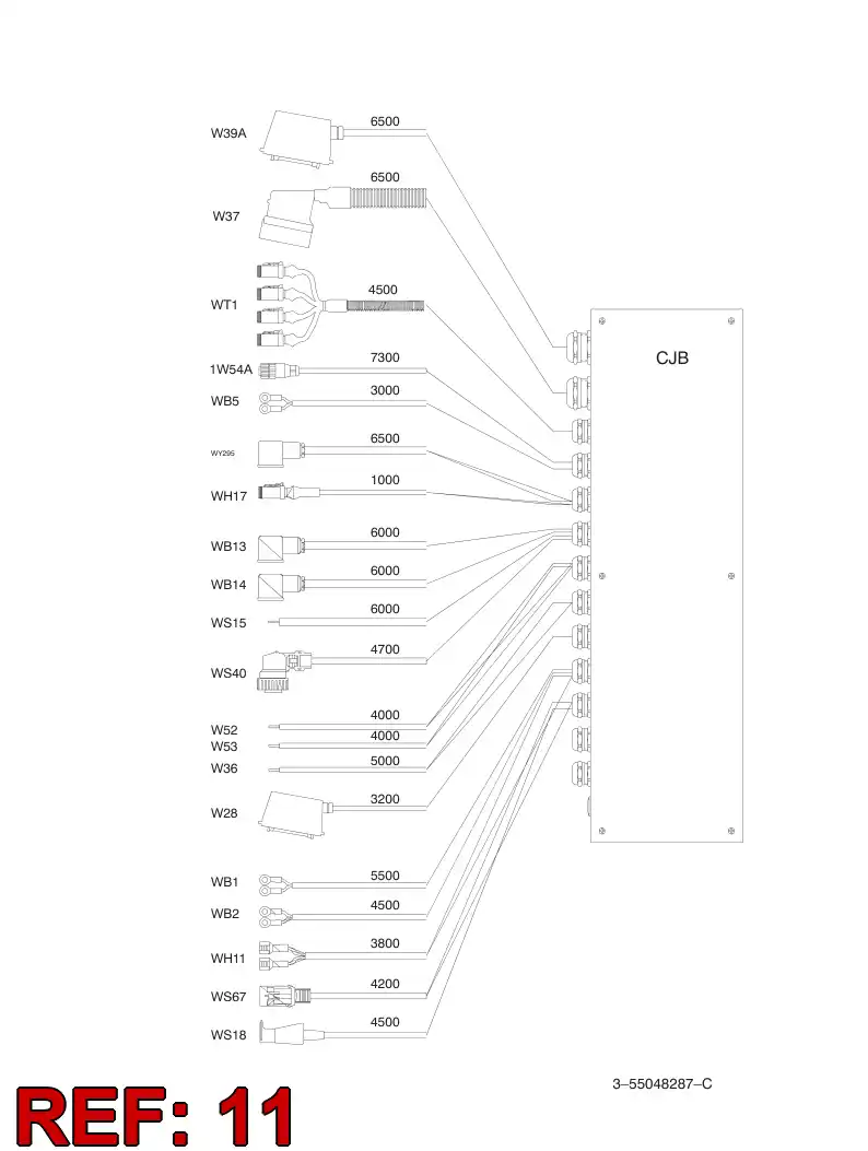 55021872 550 218 72 CABLE ASSEMBLY - Sandvik Technical Drawing