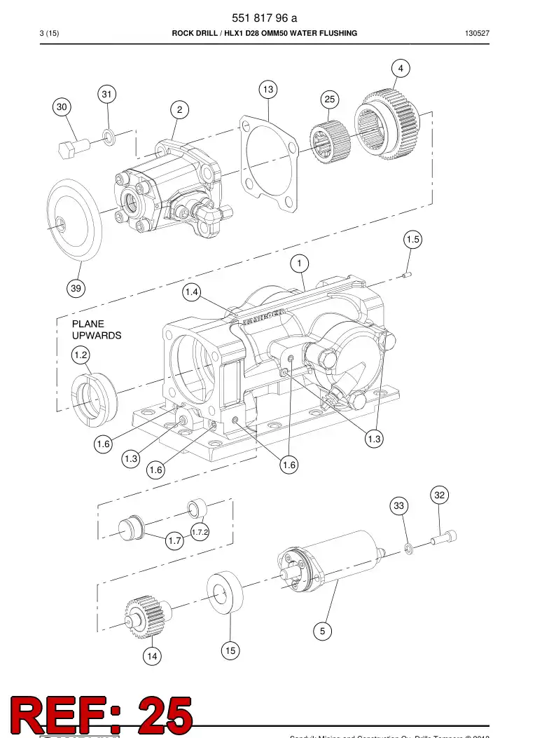 55021942b 550 219 42b Coupling - Sandvik Technical Drawing