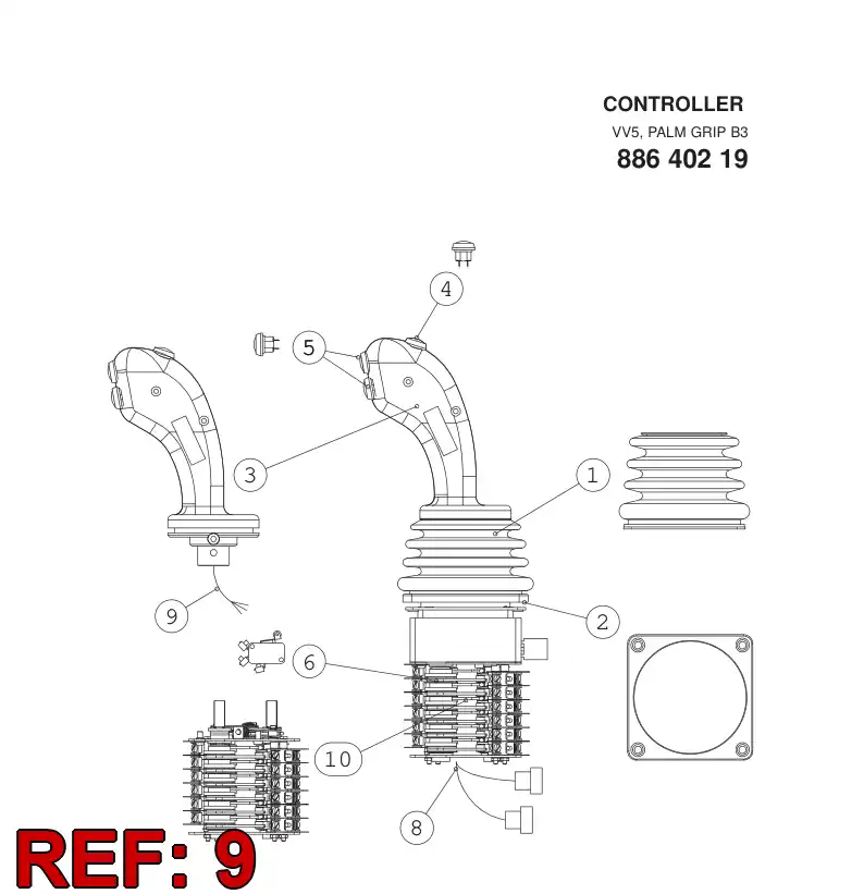 55022020 550 220 20 WIRING HARNESS - Sandvik Technical Drawing