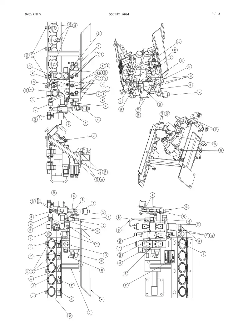 55022124nG 550 221 24nG CONTROL PRING - Sandvik Technical Drawing