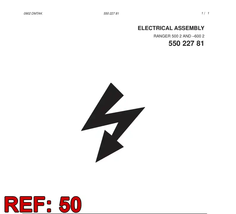 55022268 550 222 68 WIRING HARNESS ASSEMBLY - Sandvik Technical Drawing