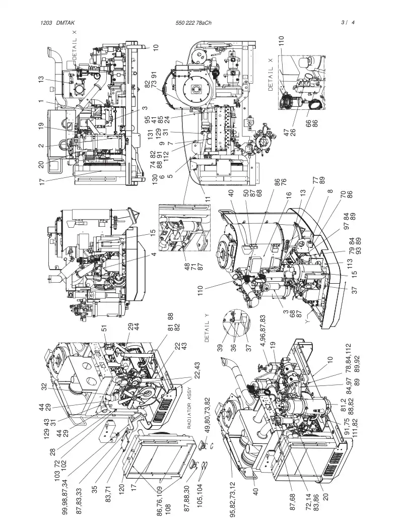 55022278aBf 550 222 78aBf POWERPACK - Sandvik Technical Drawing