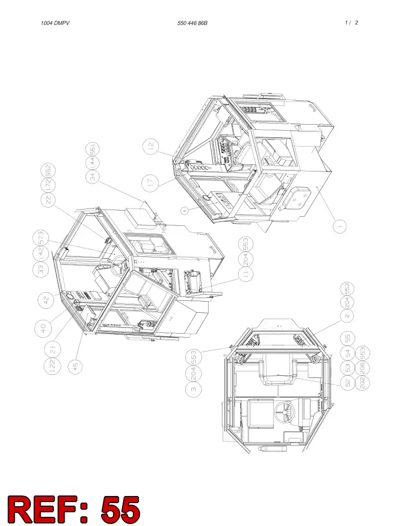 55022411 550 224 11 PLATE - Sandvik Technical Drawing