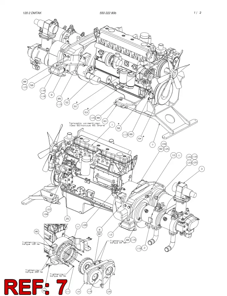 55022418 550 224 18 SUPPORTING BLOCK - Sandvik Technical Drawing
