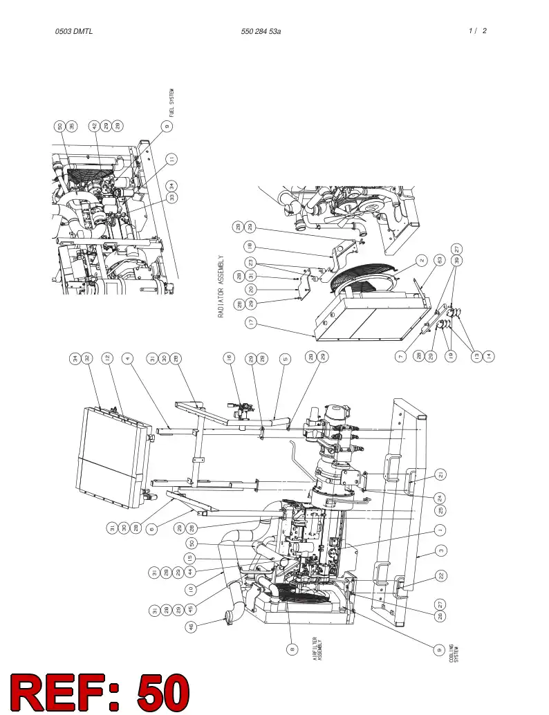 55022504 550 225 04 RUBBER HOSE - Sandvik Technical Drawing