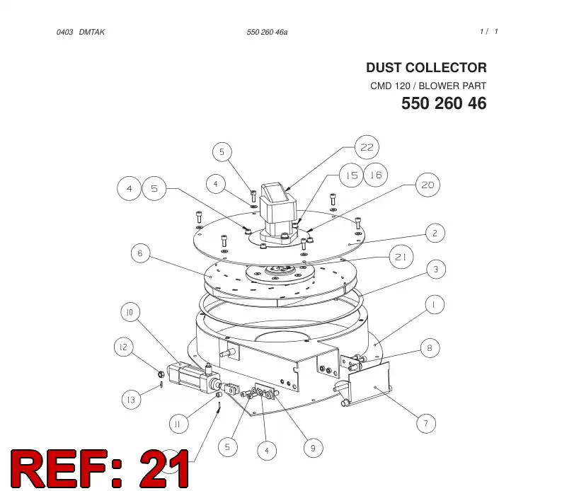 55022596 550 225 96 Sleeve, Conical - Sandvik Technical Drawing