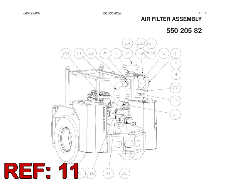 55022640 550 226 40 PIPE - Sandvik Technical Drawing