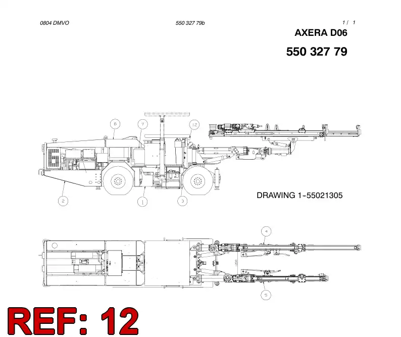 55022683 550 226 83 LIGHT - Sandvik Technical Drawing