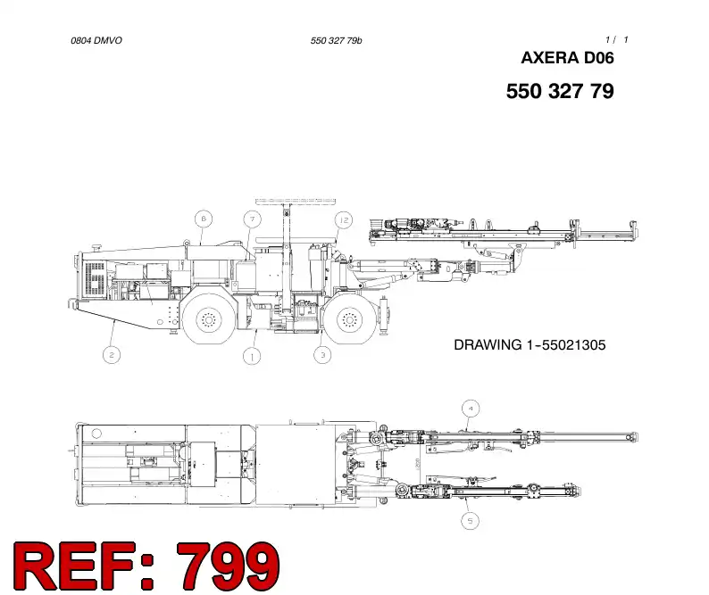 55022684 550 226 84 SCREW SET - Sandvik Technical Drawing