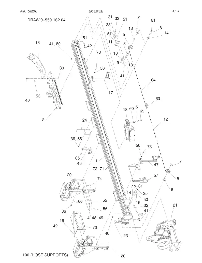 55022722a 550 227 22a FEED - Sandvik Technical Drawing