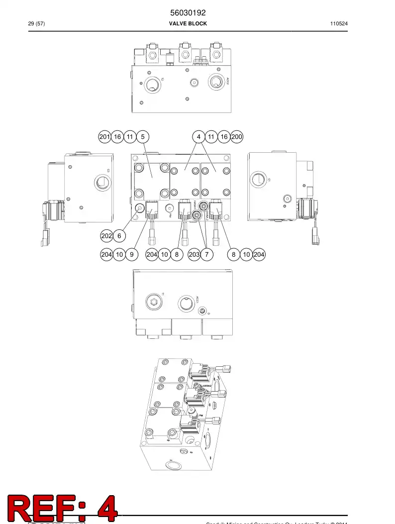 55022740 550 227 40 Cartridge - Sandvik Technical Drawing