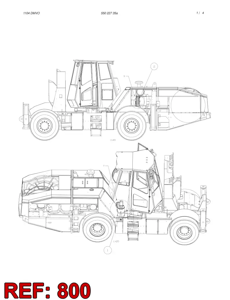 55022761 550 227 61 HOSING - Sandvik Technical Drawing