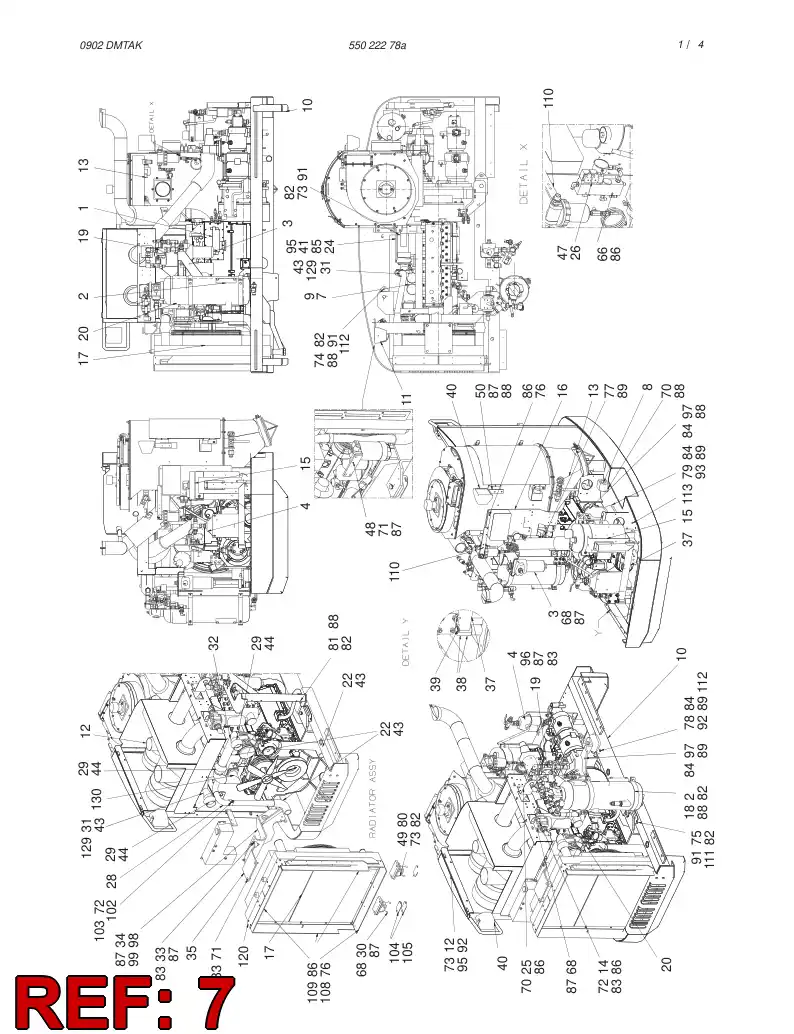 55022781 550 227 81 ELECTRICAL ASSEMBLY - Sandvik Technical Drawing
