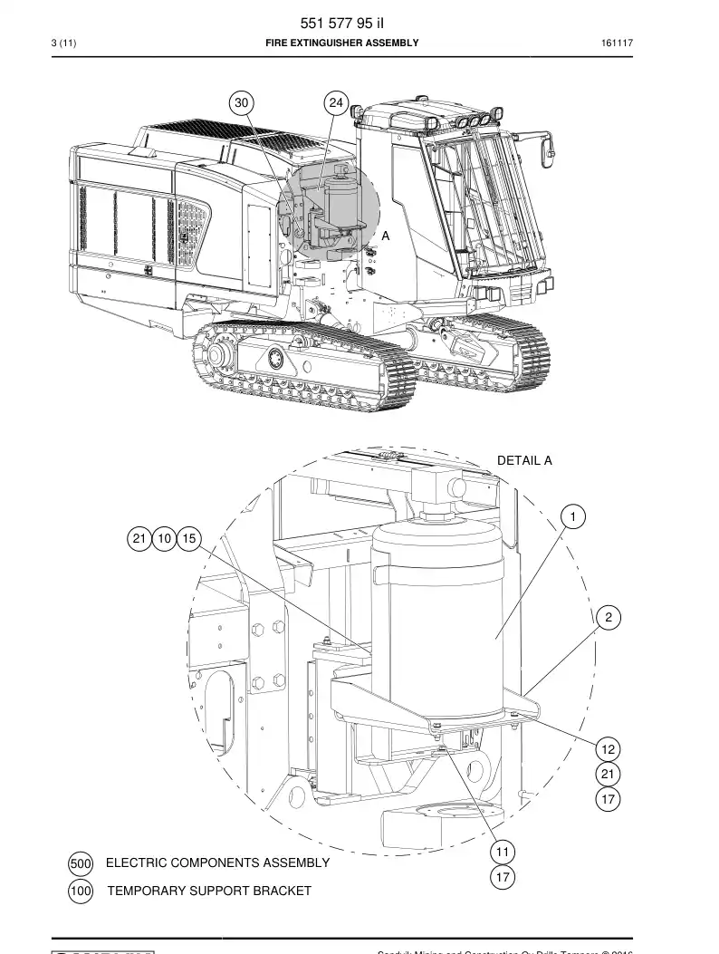 55022798c 550 227 98c Switch - Sandvik Technical Drawing