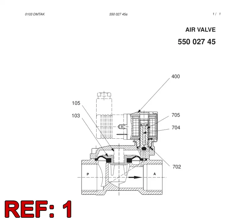 55022977 550 229 77 KIT REPARACIN - Sandvik Technical Drawing
