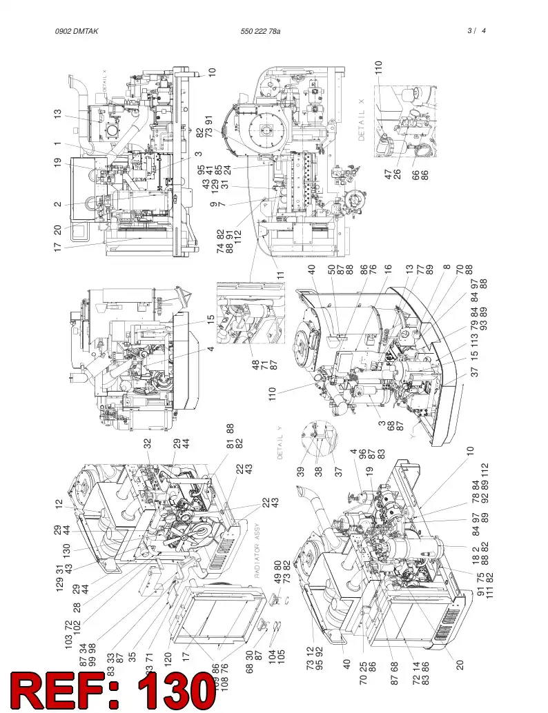 55022995 550 229 95 COOLING TUBE - Sandvik Technical Drawing