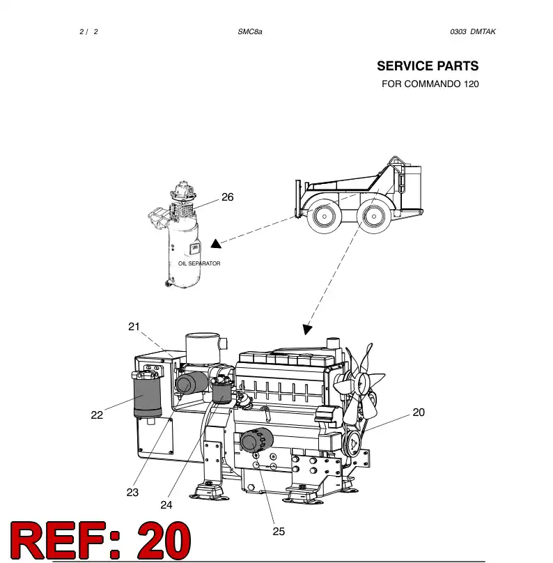 55023036 550 230 36 V-BELT - Sandvik Technical Drawing
