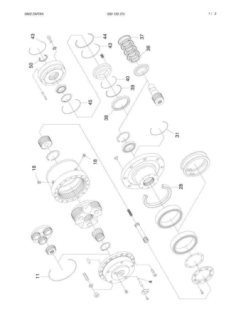 55023339 550 233 39 O-RING - Sandvik Technical Drawing