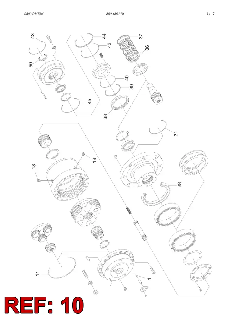 55023343 550 233 43 STUD - Sandvik Technical Drawing