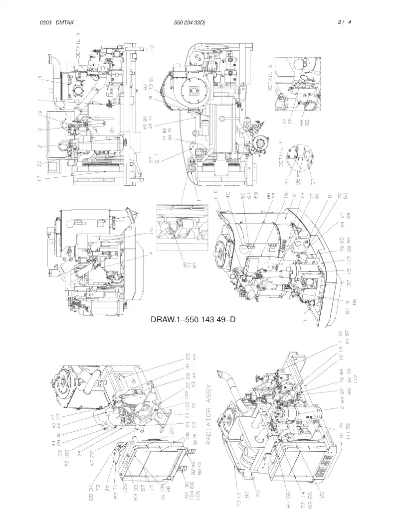 55023433Dj 550 234 33Dj POWERPACK - Sandvik Technical Drawing