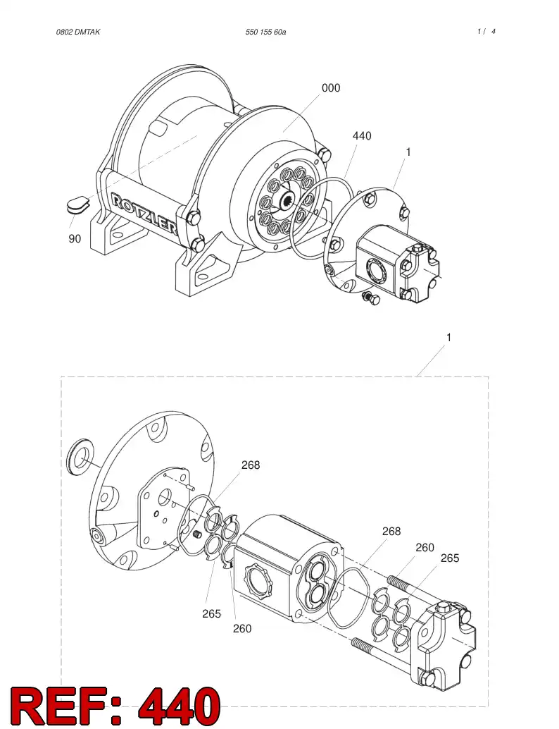 55023490 550 234 90 O-RING - Sandvik Technical Drawing