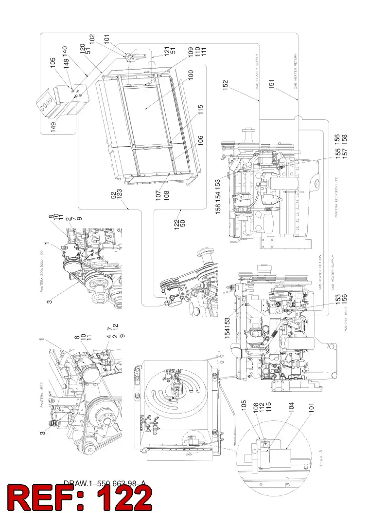 55023706 550 237 06 REFRIGERATION HOSE ASSEMBLY - Sandvik Technical Drawing