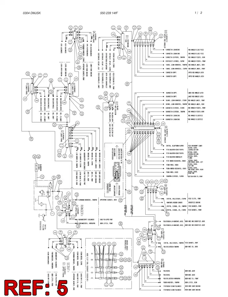 55023835 550 238 35 Distributor - Sandvik Technical Drawing
