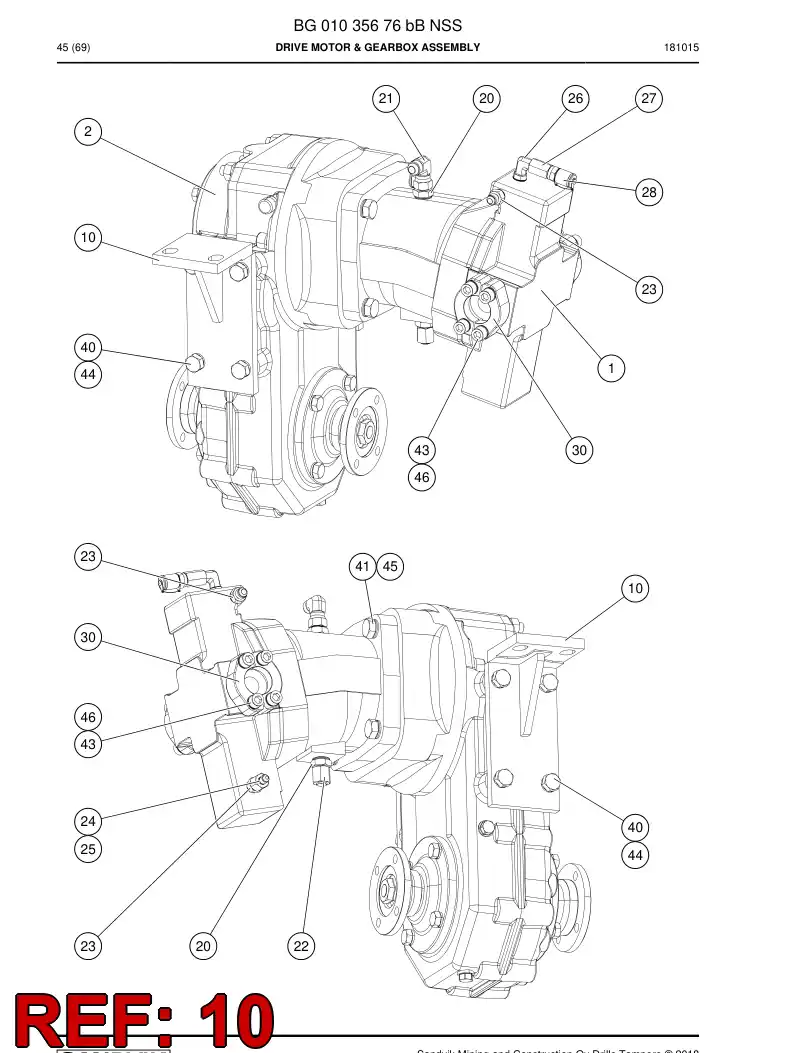 55024018a 550 240 18a Supporting block - Sandvik Technical Drawing