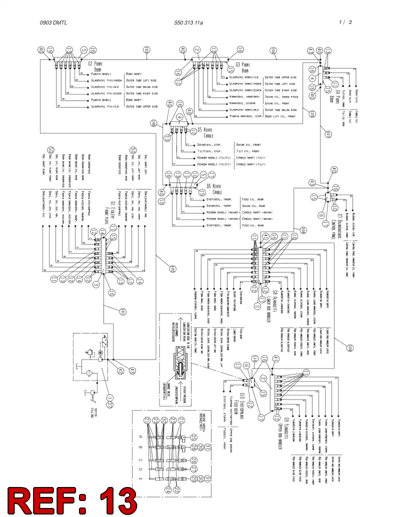 55024033 550 240 33 Lubrication Unit - Sandvik Technical Drawing