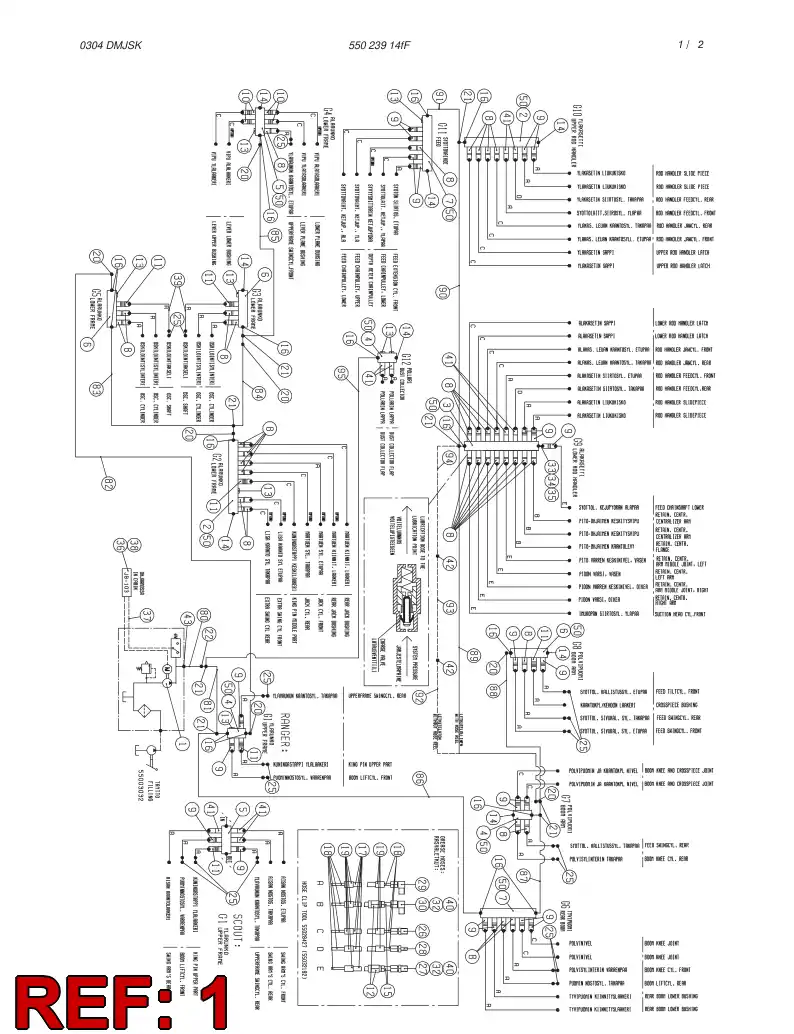 55024036 550 240 36 PUMP UNIT - Sandvik Technical Drawing