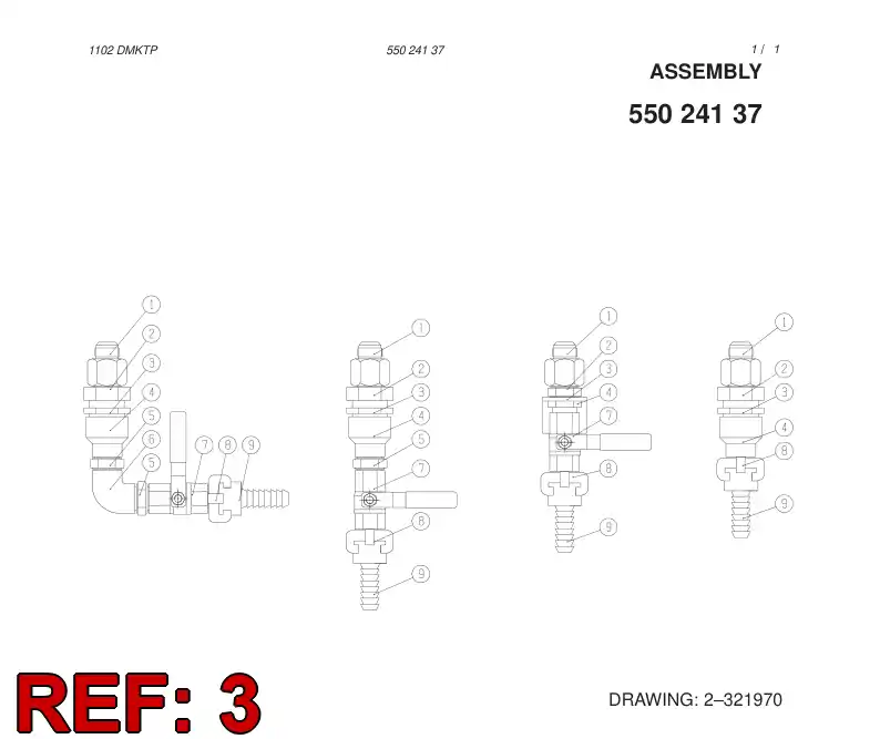 55024138 550 241 38 BRACKET - Sandvik Technical Drawing