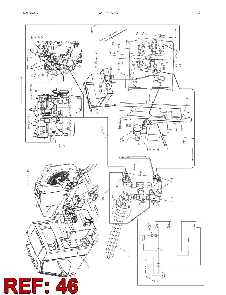 55024183 550 241 83 HOSE SUPPORT - Sandvik Technical Drawing