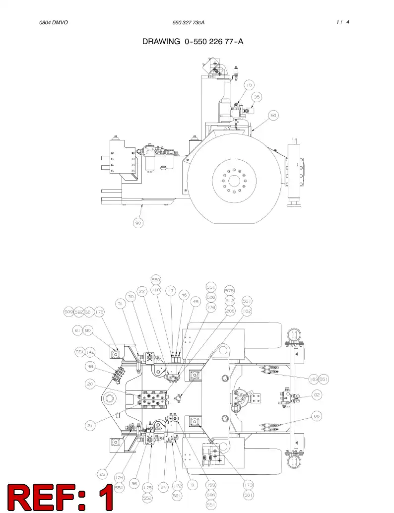 55024269 550 242 69 CONTROL SYSTEM - Sandvik Technical Drawing