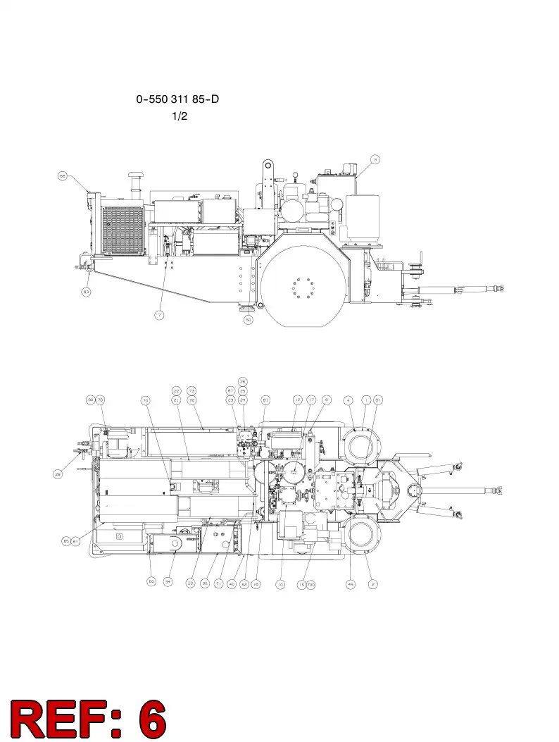 55024299 550 242 99 COOLER ASSEMBLY - Sandvik Technical Drawing