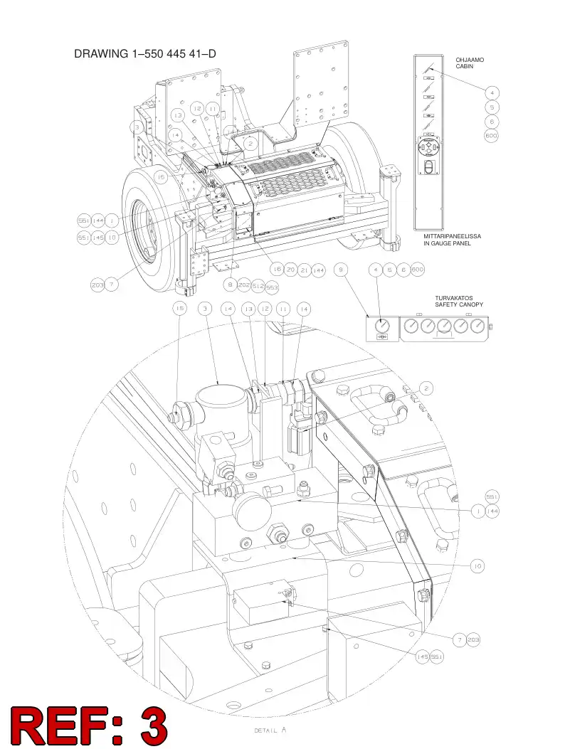 55024353 550 243 53 WATER FILTER - Sandvik Technical Drawing