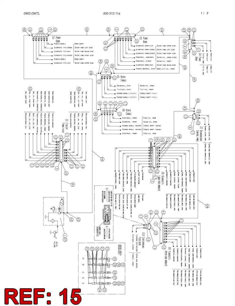 55024365 550 243 65 CONECTOR - Sandvik Technical Drawing