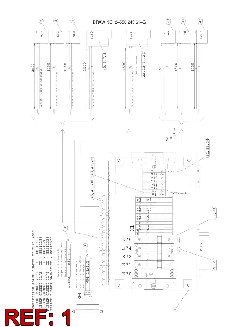 55024386 550 243 86 JUNCTION BOX ASSEMBLY - Sandvik Technical Drawing