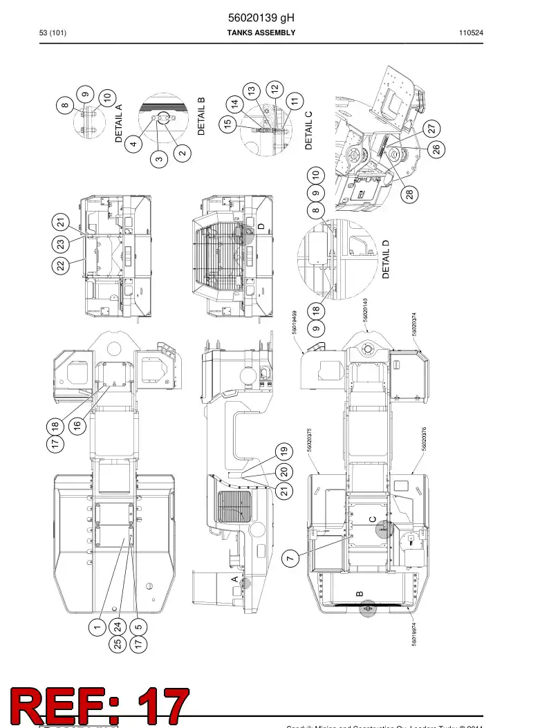 55024550 550 245 50 Large plain washer - Sandvik Technical Drawing