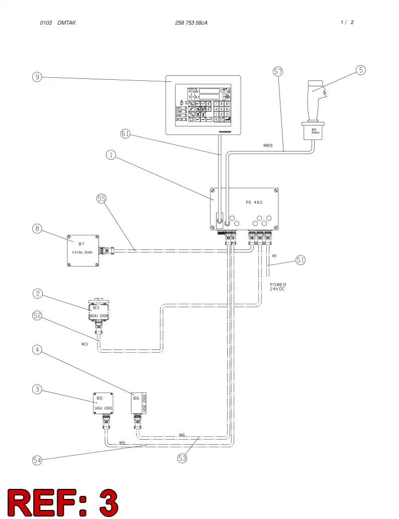 55024573 550 245 73 INCLINATION ANCLE SENSOR - Sandvik Technical Drawing
