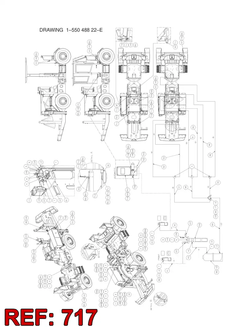 55025148 550 251 48 RUBBER SEAL - Sandvik Technical Drawing