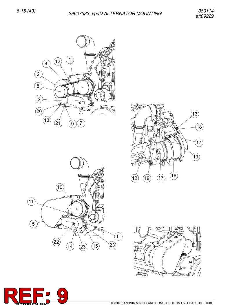 55025151 550 251 51 Hexagon socket head bolt (half thread) - Sandvik Technical Drawing