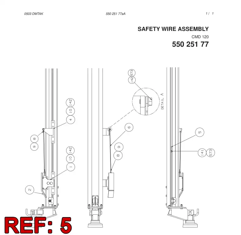 55025181 550 251 81 CONDUIT - Sandvik Technical Drawing